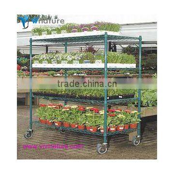 New style metal display stand ,garden decoration plant shelf