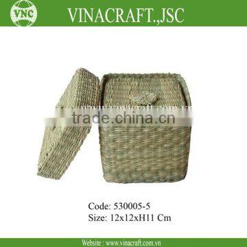 Small seagrass storage basket