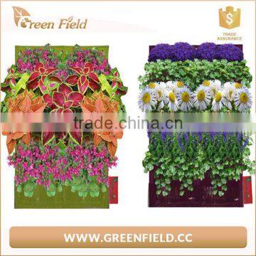Flora Felt Living Wall Planter Vertical Garden 8 Pockets Felt Flower Hanging Garden Planters