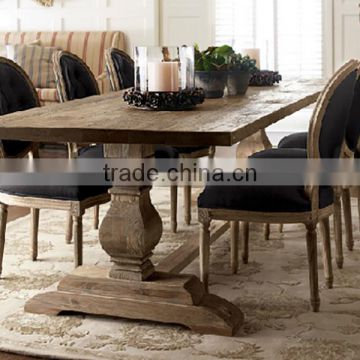 2016 Hot saele American retro modern fashion rectangular wooden dining table and chairs