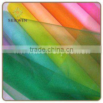 multicolor custom printed jewelry organza for wedding decoration