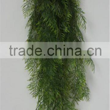 PE Plastic Hanging Vine Rattan Bulk Grass Artificial Hanging Leaf photo-2