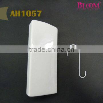 White ceramic mini air purifier with S hook