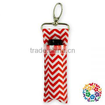 Chic Chapstick Custom Cotton Custom Made Keychains Cotton Fabric Keychain photo-6