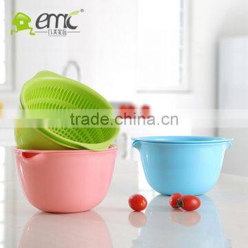 emc plastic strainers for kitchen use, Mini round shape plastic vegetable strainers