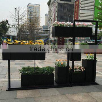 Fiberglass Modern Square Planter photo-5