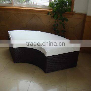 Evensun Stylish Brown Outdoor Sunbed Indoor Daybed photo-4