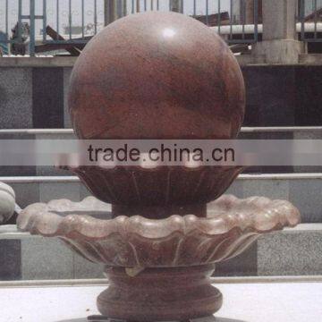 Outdoor Stone Ball Water Fountain photo-4