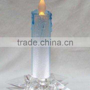 Clear Acrylic With Shiny Paper LED Candle Lighting Indoor Christmas Decorations photo-3