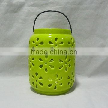 Ceramic hanging lantern