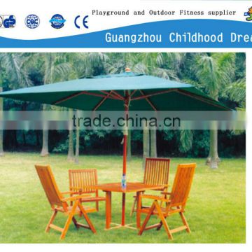 (HD-19604)Wooden bench with roof picnic table set