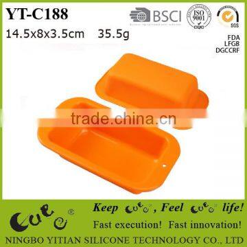 oblong silicone soap mould