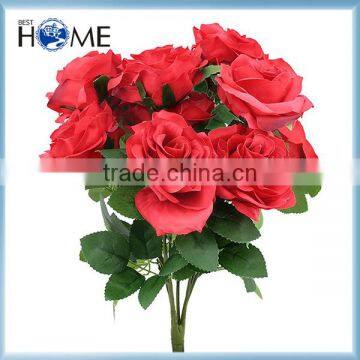 Factory Direct Artificial Flowers High Quality Silk Flowers Fake Rose Flower for Valentine's Day