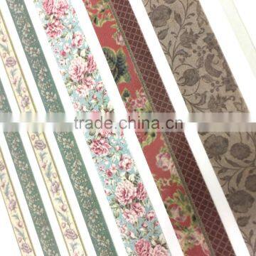 Retro Glitter Sticky Border, Retro Fashion Sticky Border, Rustic Style Glitter Border Sticker photo-5