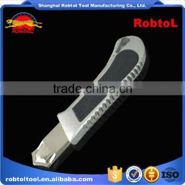 Utility Knife Retractable Blade Box Cutter Art Knives Snap off Lock Razor Blade Aluminum Alloy Shell photo-5