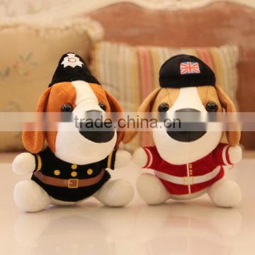 funny 18cm dog cotton lovely wholesale animal toy with EN71