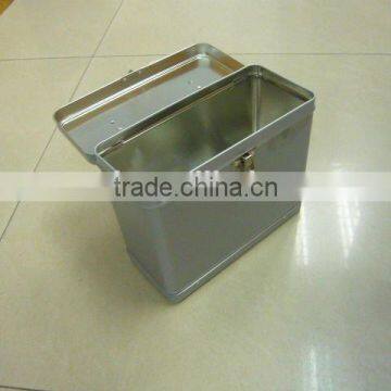 203*90*168mm Tin Lunch Box With Handle and Lock photo-2