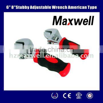 6" 8"Stubby Adjustable Wrench-American Type