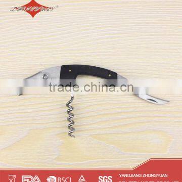 Wood Handle Cork Corkscrew Wine Opener With Knife photo-3