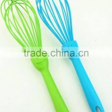 13012 8 Wires Silicone Kitchenware Egg Whisk With pp Handle photo-2