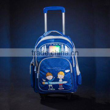 Portable LED Glowing Trolley School Backpacks