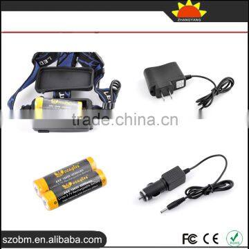 Wholesale High Quality XQ24 T6 LED 1800Lm Waterproof Rechargeable LED Headlamp With 18650 Battery ,charger photo-5