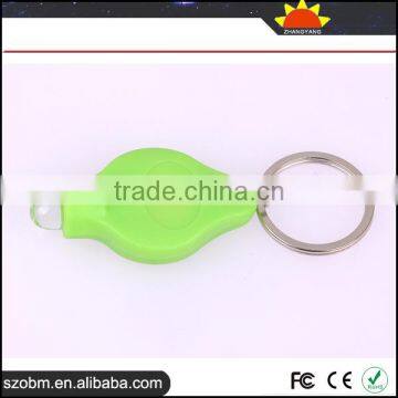 Plastic 40000mcd Mini LED Flashlight Keychain For Souvenirs And Gifts photo-3