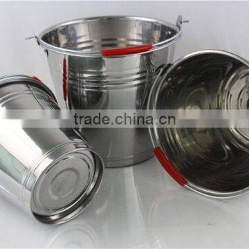 Factory Wholesale 22cm 5L Stainless Steel Food Serving Bucket photo-4
