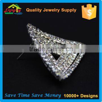Modern Design Perfect Finishing Superior Quality Laser Cutting Shine Earring Jewelry photo-2