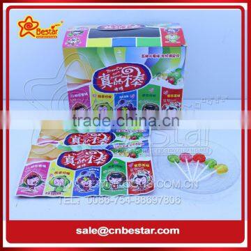 5 Flavor Mini Fruity Lollipop Candy