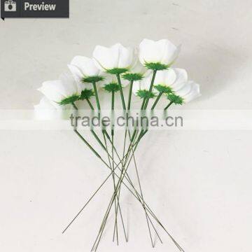 Hot Sale Big Christrose Hvid Single Decorative Artificial Sakura Flower Customized photo-6