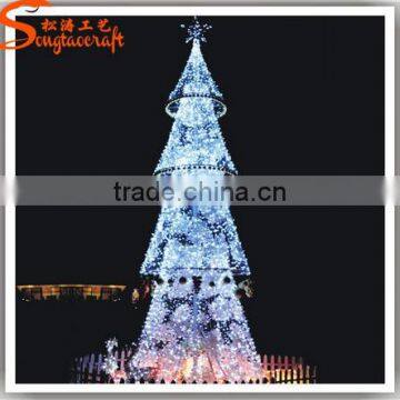 Latest Design Hot Sale Giant Artificial Led Christmas Tree Ornament Decoration Colorful Lighting Tree Outdoor photo-5