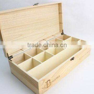 Handmade Wooden Tea Box Promotional