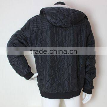 Men Black Windproof Heavy Jacket Apparel Stock Men Fashion Jacket photo-2