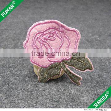 Iron-on DIY Embroidery Patches in Flower Shape for Clothing photo-2