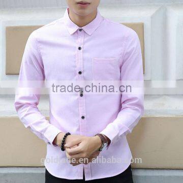 2016 high quality cotton latest design white business shirt long sleeve mens dress shirts