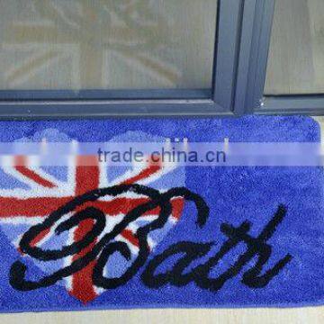 HAND TUFTING BATHMAT SHANDONG BATHMAT LETTER BATHMAT (EV-D018-BM)