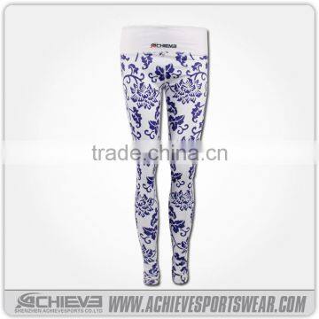 Custom Yoga Leggings Sublimated Yoga Capris for Women