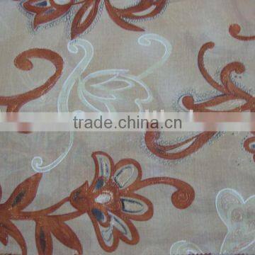 with latest design on 100% woven digital print cotton voile fabric