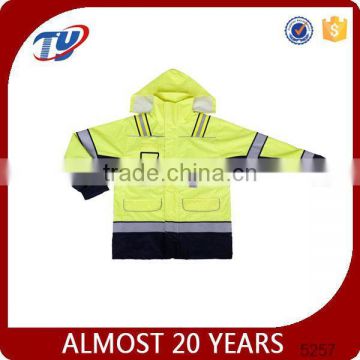 TY23 hi vis quillted padding safety vest