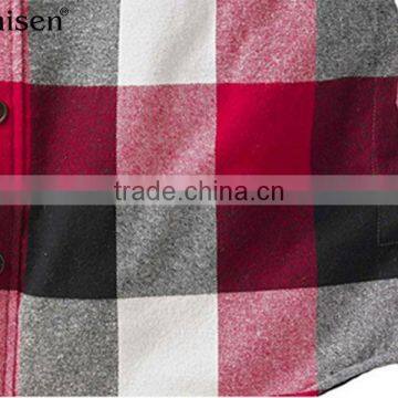 Oem Factory Fleece Men Plaids Jacket photo-5