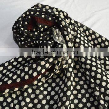 Fashion Top Popular Ladies Printed Dot Acrylic Mixed Cashmere Shawl for Winter photo-5