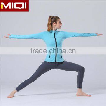 Sportswear jacket plain blank yoga wears latest products in market