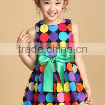 2016 Wholesale Baby Girl Summer Party Wear Dress photo-2