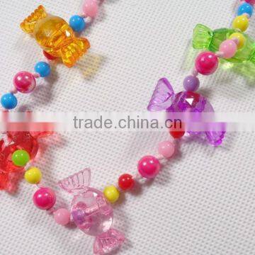 Cute Carton Beads Little Girl Necklace DIY Beads Children Jewelry Customized Candy Bead Children Necklace Kids Accessories photo-5