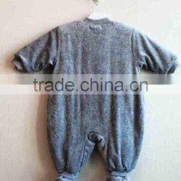 Wholesale Fashion Design Baby Winter Bodysuit Knitted 100% Cotton Long Sleeve Romper A25-31644 photo-5