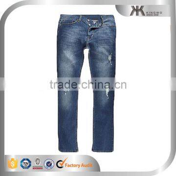 Latest Mens Blank Distressed Jeans Denim Jeans Trousers for Men