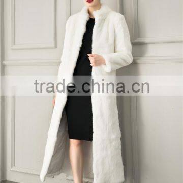 Solid Color/Leopard Sexy Women Fur Coats 2015 Autumn and Winter Outwear Faux Fur Overcoat Long Design Winter Coat photo-2