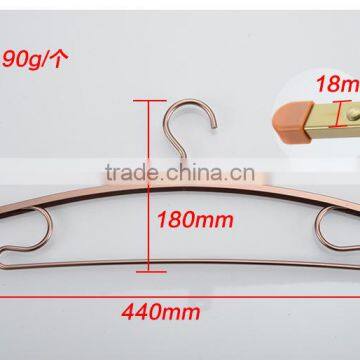 Hot Selling Dress Hanger Wholesale Metal Bra Hanger Clothes Copper Hanger photo-3