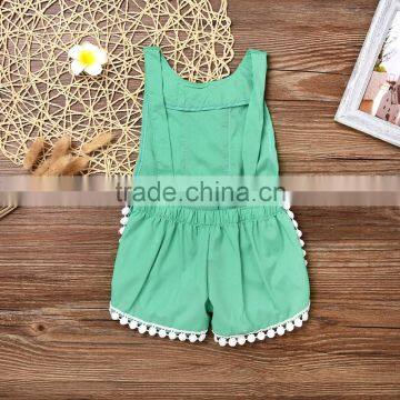 S33622W Summer 2017 Infant Kids Rompers Baby Girl Ruffles Romper photo-4